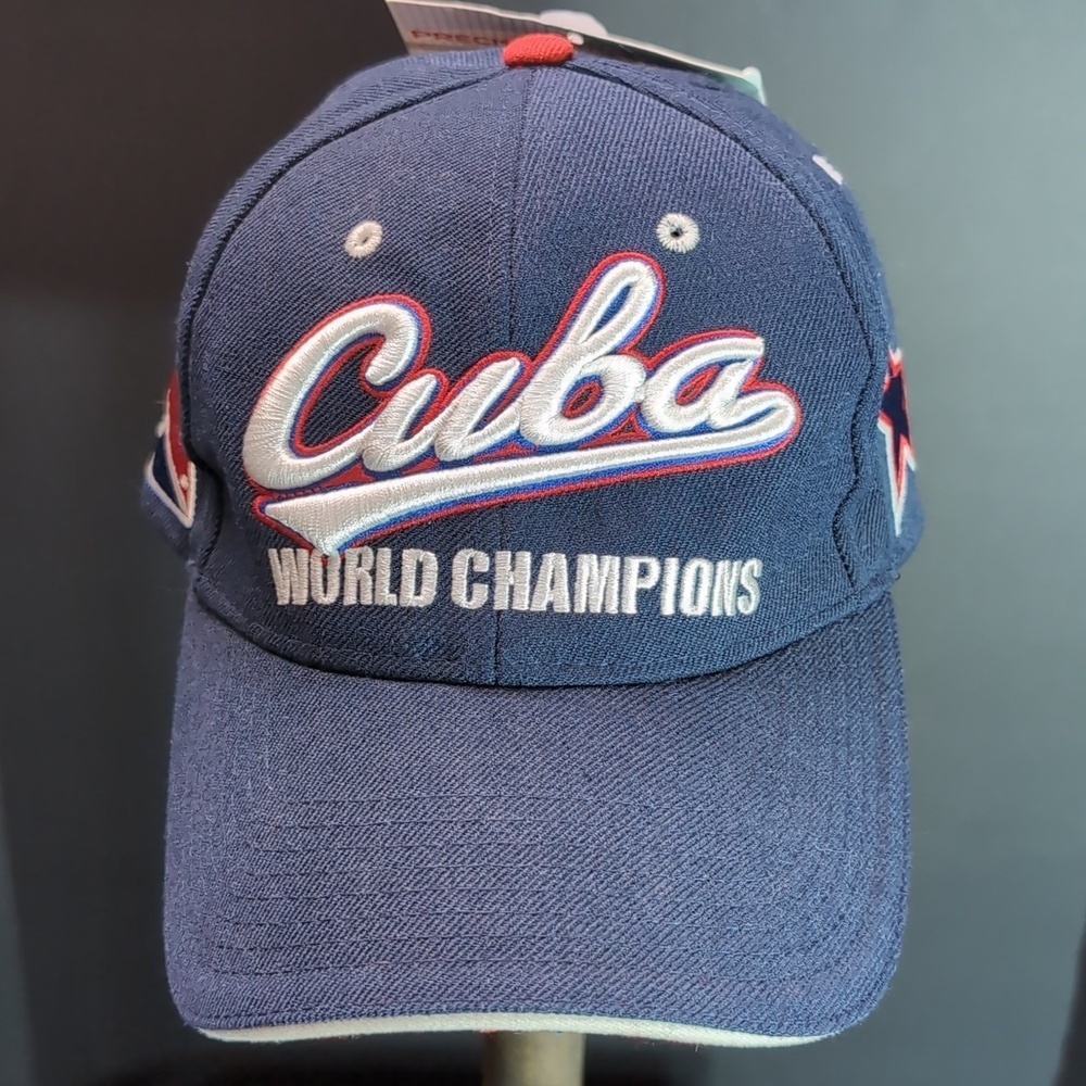 NWT,Daring Original Collection Men's Cuba World Champions Blue Baseball Hat.